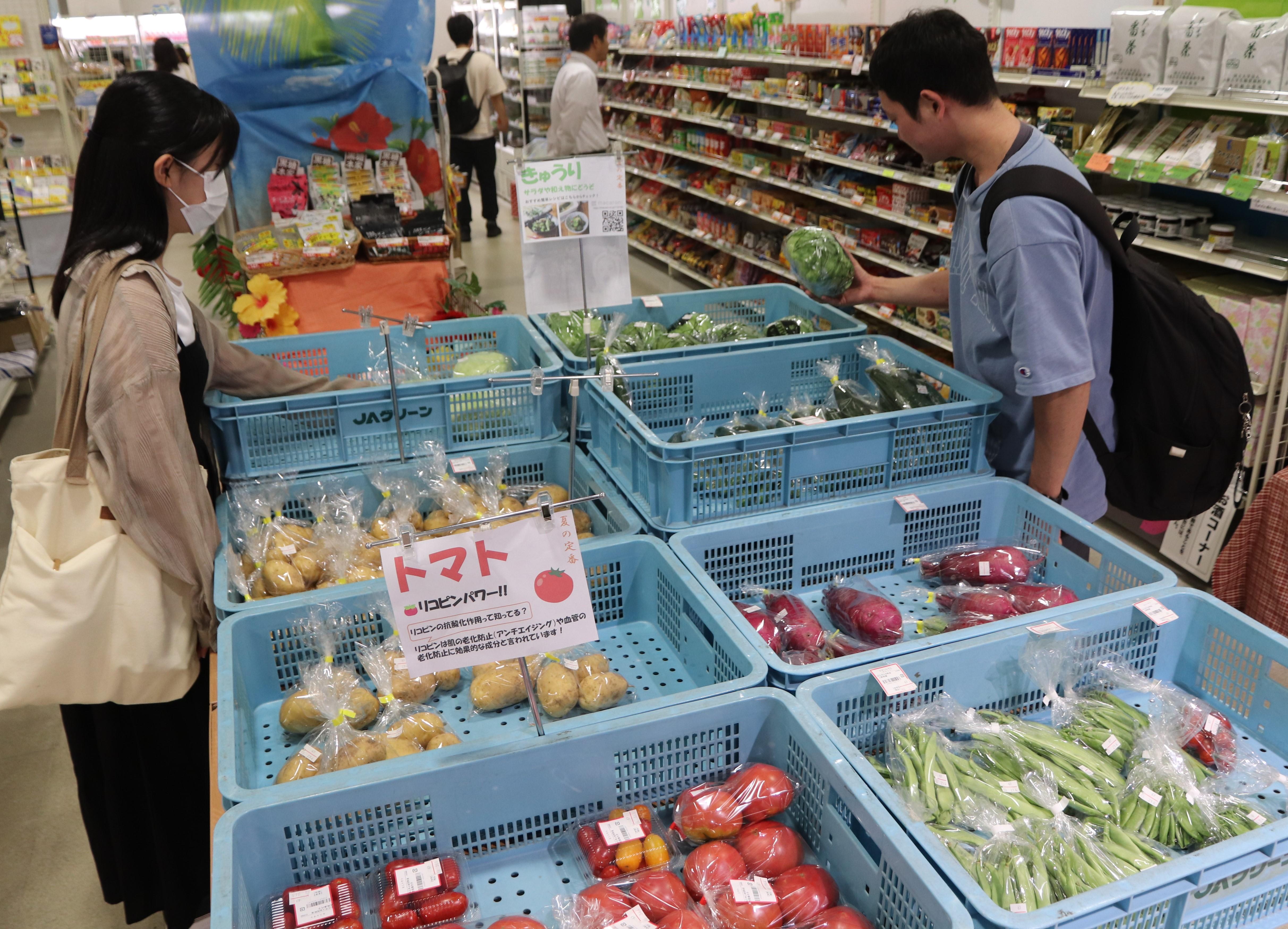 産直野菜をながめる学生（キャプションなし）.jpg