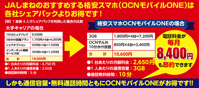 シェアパックよりお得!