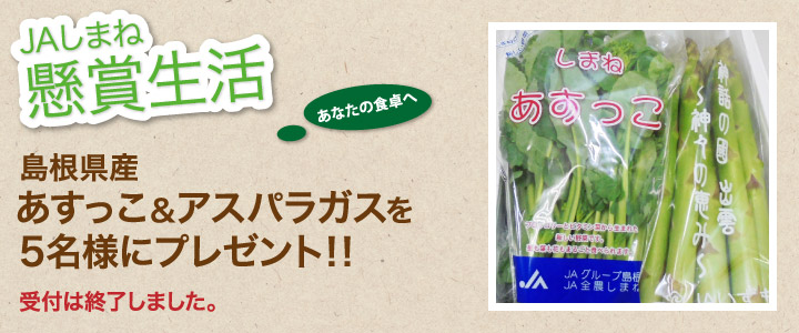 懸賞生活 3月のプレゼント 終了