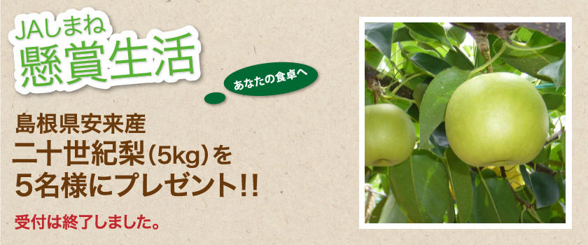 懸賞生活 8月のプレゼント 終了